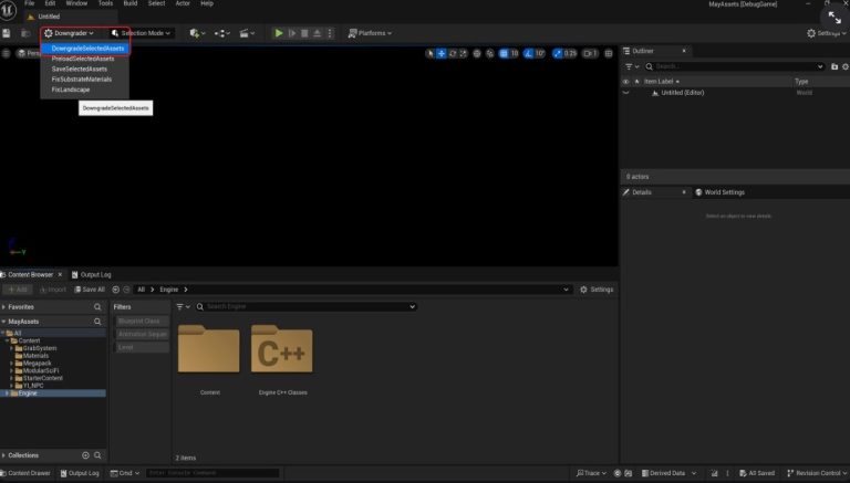 Asset Downgrader v1.26 UE5.6 + v1.35 UE5.8 - Ảnh 2