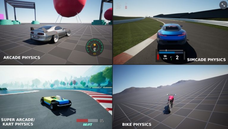 R-Tune Vehicle Physics Vehicle System for Games & Animation v2.0 UE5.6 - Ảnh 2