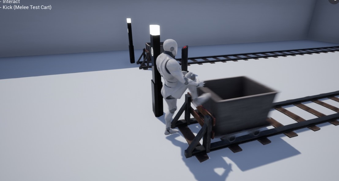 Rail Cart System UE4