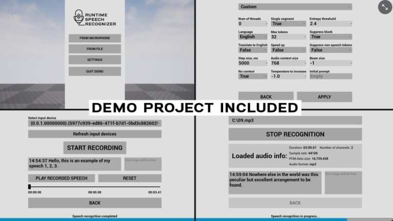 Runtime Speech Recognizer (Real-Time, Offline, AI) v1.0 UE5.6 - Ảnh 2