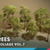 Foliage VOL.7 - Ash Trees (Nanite and Low Poly)